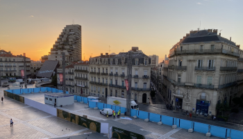 Le chantier de la Comédie, démarrage des travaux